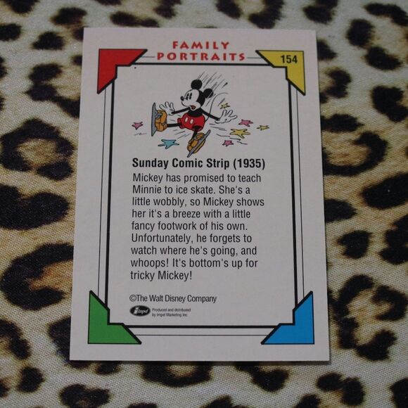 FP Sunday Comic Strip #154 Disney Card - Picture 2 of 2
